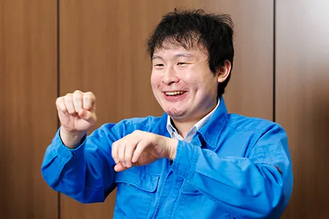 Mr. Sugihara, Development Department, Mie Factory, Food & Beverage Distribution Business Group